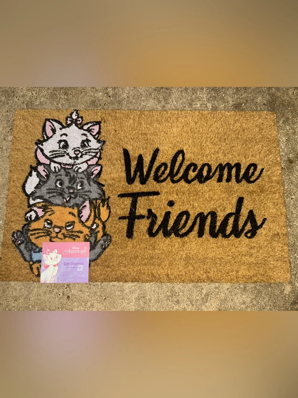 Disney Aristocats Welcome Doormat